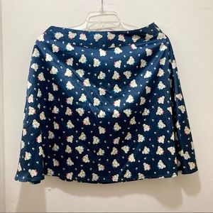 Navy Blue Teddy Bear Skirt 🐻
